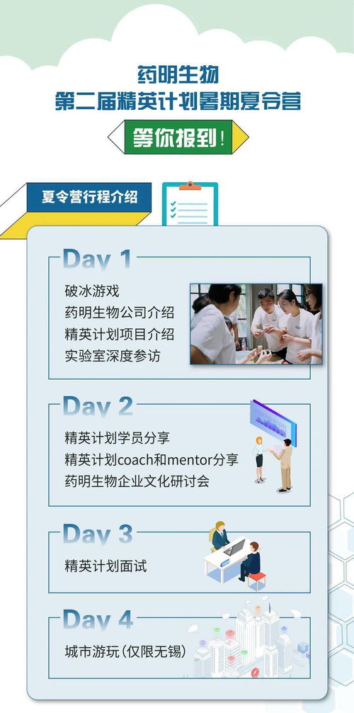 精英齊聚，預見未來 藥明生物精英計劃夏令營啟航